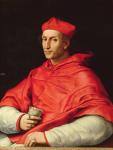 Portrait of Cardinal Dovizzi de Bibbiena (1470-1520) (oil on canvas)