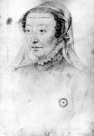 Catherine de Medici, c.1560 (pierre noire & red chalk on paper)