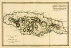 The Island of Jamaica, from 'Atlas de Toutes les Parties Connues du Globe Terrestre' by Guillaume Raynal (1713-96) published 1780 (coloured engraving)