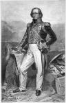 Portrait of Nicolas Jean-de-Dieu Soult (1769-1851) Duc de Dalmatie, Marshal of France and Prime Minister (engraving)