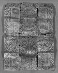 Cabalistic amulet (parchment) (b/w photo)