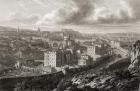 View from Calton Hill, Edinburgh, from 'Select Views of the Principal Cities of Europe, engraved by George Cooke, published in London, 1832 (engraving)