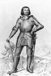 Gilles de Laval, Lord of Rais (1404-40) (engraving) (b/w photo)