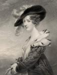 Georgiana (Howard), Lady Dover (litho)