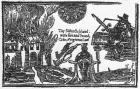 The Destruction of Colchester during the English Civil War, 1648 (woodcut)