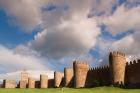 Avila, Avila Province, Spain. City walls.