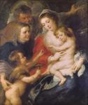 The Holy Family with St. Elizabeth and the Infant St. John the Baptist, c.1634 (oil on canvas)