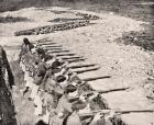 Glasgow Highlanders in trenches, 1915, from 'The War Illustrated Album deLuxe' published in London, 1916 (litho)
