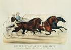 Dexter, Ethan Allen and Mate, published by Nathaniel Currier (1813-88) and James Merritt Ives (1824-95), 1874 (colour litho)