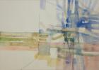 Country landscape IX, 2008 (watercolour and oil pastel on paper)