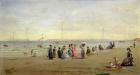 Seaside at Trouville (oil on canvas)