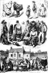 Sketches at Galway, illustration from 'The Illustrated London News', 1880 (engraving)
