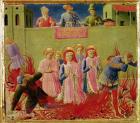 SS. Cosmas and Damian Condemned to Burn at the Stake, predella from the Annalena Altarpiece, 1434 (tempera on panel)