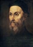 Portrait of John Calvin (1509-64) (oil on canvas)