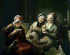 The Three Gossips (oil on canvas)