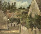 Crossroads at the Rue Remy, Auvers, c.1872 (oil on canvas)