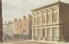 The London Commercial Sale Rooms, from 'R.Ackermann's Repository of Arts' 1813 (colour litho)