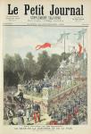 Title page depicting the national holiday on 22nd September celebrating the centennial of the proclamation of the Republic, illustration from the illustrated supplement of Le Petit Journal, 24th September, 1892 (colour litho)