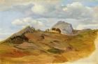View of Civitella, 1822 (oil on paper on cardboard)