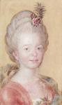 Portrait of the daughter of Carl Linnaeus (1707-78) (pastel on paper)