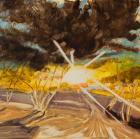 Road to Turkana, 2015, (oil on board)