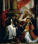 Communion of St. Teresa of Avila (1515-82) c.1670 (oil on canvas)