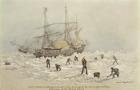 Incidents on a Trading Journey: HMS Terror as she Appeared After Being Thrown Up by the Ice in Frozen Channel, September 27th 1836 (w/c on paper)