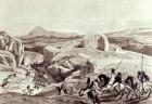 Wadela Plateau (Abyssinian Horsemen), engraved by J.Ferguson (lithograph) (b/w photo)