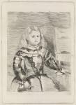 The Infanta Margarita, 1860-1 (etching and drypoint)