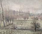 Snow Effect at Eragny, 1894 (oil on canvas)