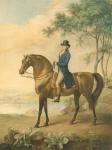 Warren Hastings on his Arabian Horse, 1796 (w/c on paper)