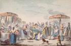 Fair during the period of the French Revolution, c.1789 (w/c on paper)