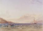 The Head of Loch Fyne, with Dindarra Castle, 1850 (w/c, bodycolour over graphite on paper)