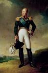 Portrait of Alexander I (1777-1825) 1814 (oil on canvas)