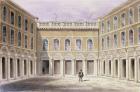 The Inner Court of Drapers' Hall, 1854 (w/c on paper)