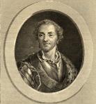 Hermann Maurice (1696-1750) Comte de Saxe (engraving)