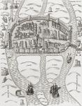 Cork, County Cork, Ireland in 1633, from 'A Short History of the English People' by J. R. Green, published 1893 (litho)