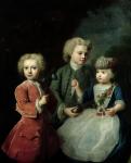 The Children of Councillor Barthold Heinrich Brockes (1680-1747) (oil on canvas)