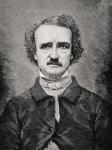 Edgar Allan Poe (1809-1849) American Poet, Critic and Short Story Writer (engraving)