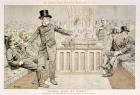 'Come Out of That', Mr Gladstone Returns from the Country, and Finds his Seat Occupied, from 'St. Stephen's Review Presentation Cartoon', 7 August 1886 (colour litho)