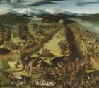 The Battle of Pavia (oil on panel)