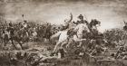 Death of Gustavus Adolphus, illustration from 'The Outline of History' by H.G. Wells, Volume II, published in 1920 (litho)