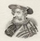 Claudius Ptolemaeus, or Ptolemy, 1825 (engraving)