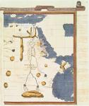 Map showing Egypt to Ethiopia, from the Ptolemy manuscript, c.1470, illustration from 'Memoires de la Societe Royale de Geographie d'Egypte'' (litho)