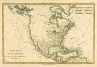 North America, from 'Atlas de Toutes les Parties Connues du Globe Terrestre' by Guillaume Raynal (1713-96), published J L Pellet, Geneva, 1780 (coloured engraving)