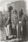 Jews of Tashkent, capital of Uzbekistan, illustration from 'The World in the Hands', engraved by Charles Laplante (d.1903), published 1878 (engraving)