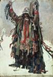 A Shaman, sketch for 'Yermak Conquers Siberia', 1893 (oil on canvas)