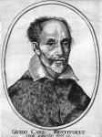 Portrait of Cardinal Guido Bentivoglio (engraving) (b/w photo)