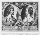 Pierre de Ronsard, aged 27 and Cassandre Salviati (engraving) (b/w photo)