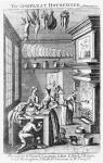 Frontispiece of 'The Compleat Housewife' (engraving)